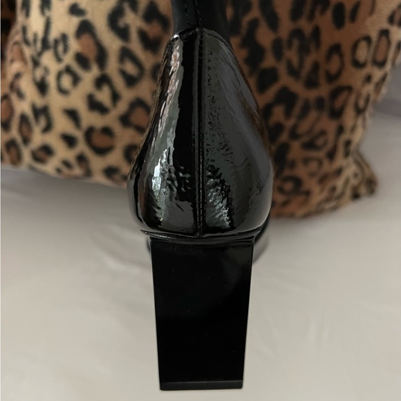 Patent leather w/stretch elastic sock booties - Picture 6 of 7